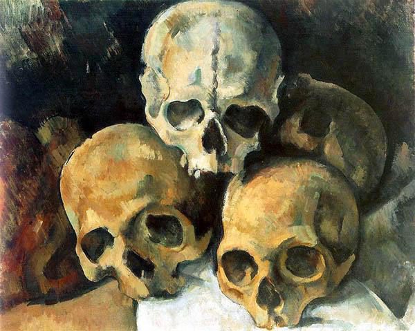 Cezanne Pyramid of Skulls