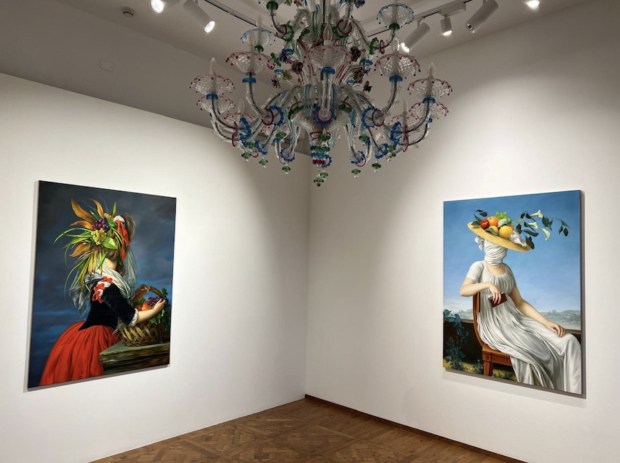 Installation view of Ewa Juskiewicz: Locks With Leaves and Swelling Buds