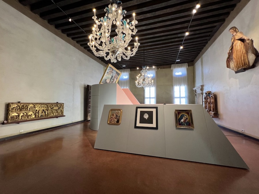 Installation View of Francesco Vezzoli: Musei delle Lacrime