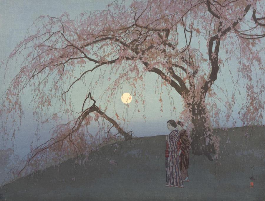 Yoshida Hiroshi, Kumoi Cherry Trees