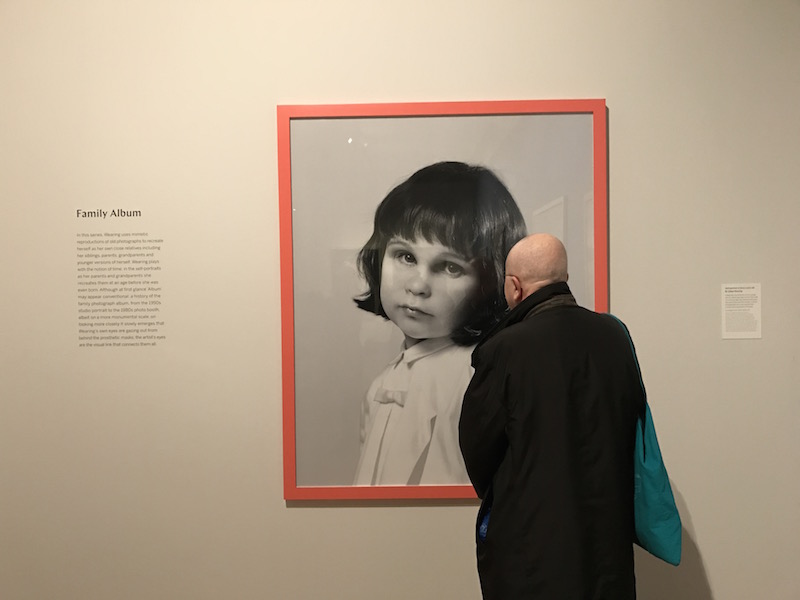 Gillian wearing Claude Cahun National Portrait Gallery