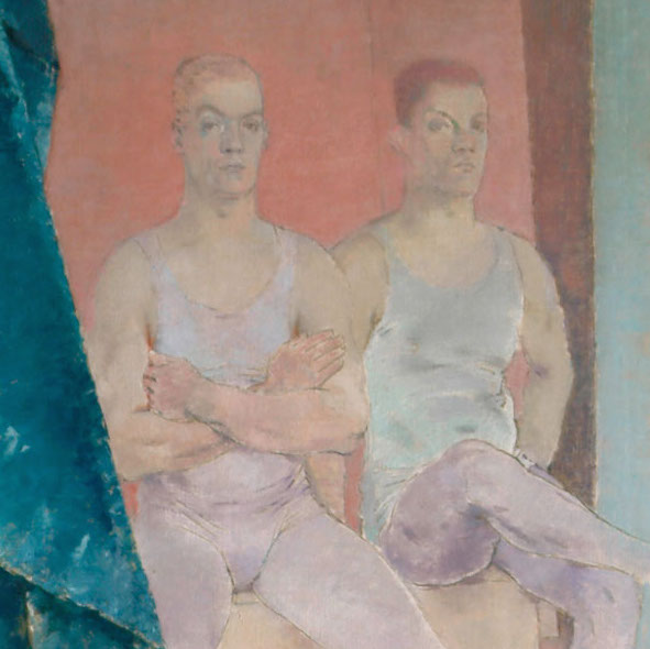 Acrobats Waiting to Rehearse, Glyn Philpot, 1935