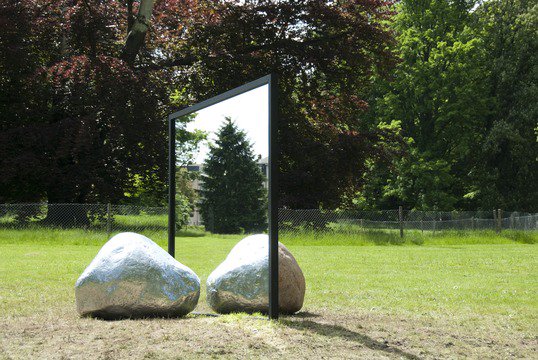 Rocks and Mirror by Alicja Kwade
