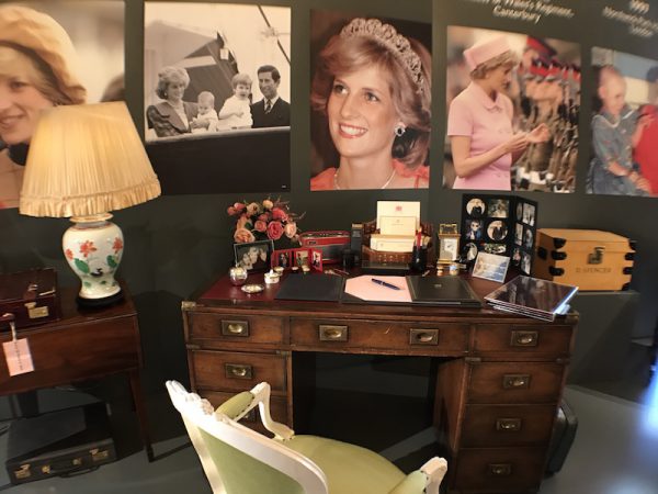Princess Diana's Desk as she left it