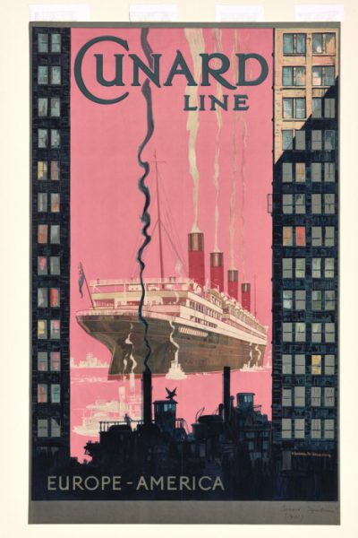 Poster From The Golden Age Of Ocean Liners 