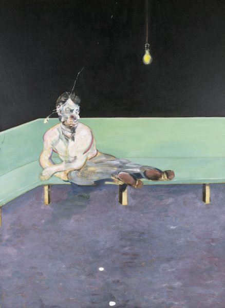 Important portrait of Lucian Freud by Francis Bacon Exhibited At Tate