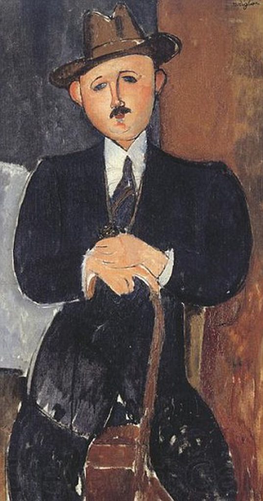 Amedeo Modigliani’s Seated Man with a Cane (1918)