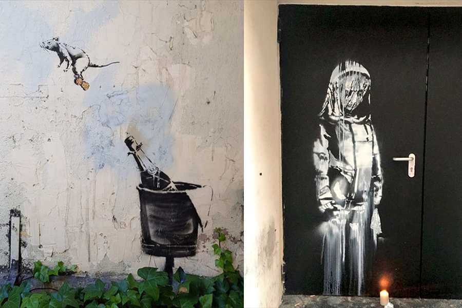 New Banksy Murals Paris