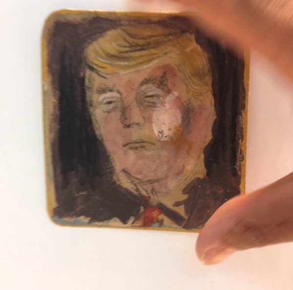 Dan Llywelyn Hall, Portrait of Donald Trump 