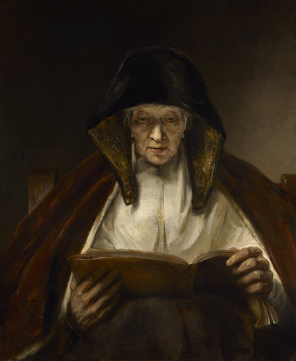 Rembrandt van Rijn (1606-69) An Old Woman Reading, 1655 Oil on canvas, 78.7 x 66 cm Buccleuch Collection