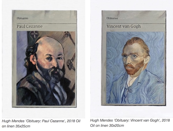 Hugh Mendes Cezanne and Van Gogh Obituaries