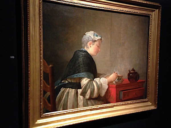 Chardin, 'Lady Taking Tea'.