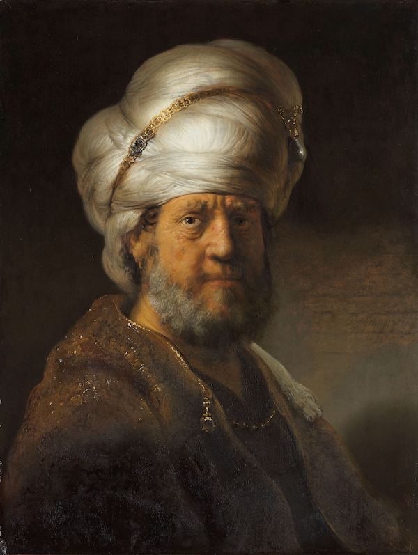 Rembrandt van Rijn, Man in Oriental Dress, 1635. 