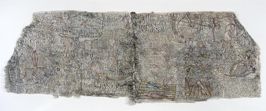 Simon Lewety, calligraphic works evoke mediaeval manuscripts Art First