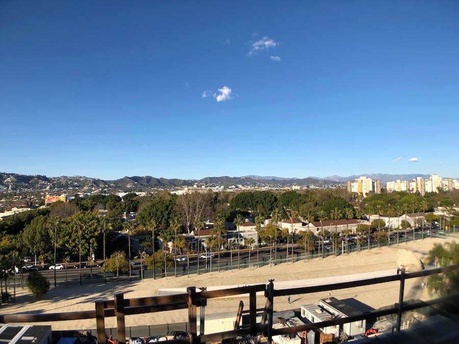 View from the Dolby Terrace Academy Museum.