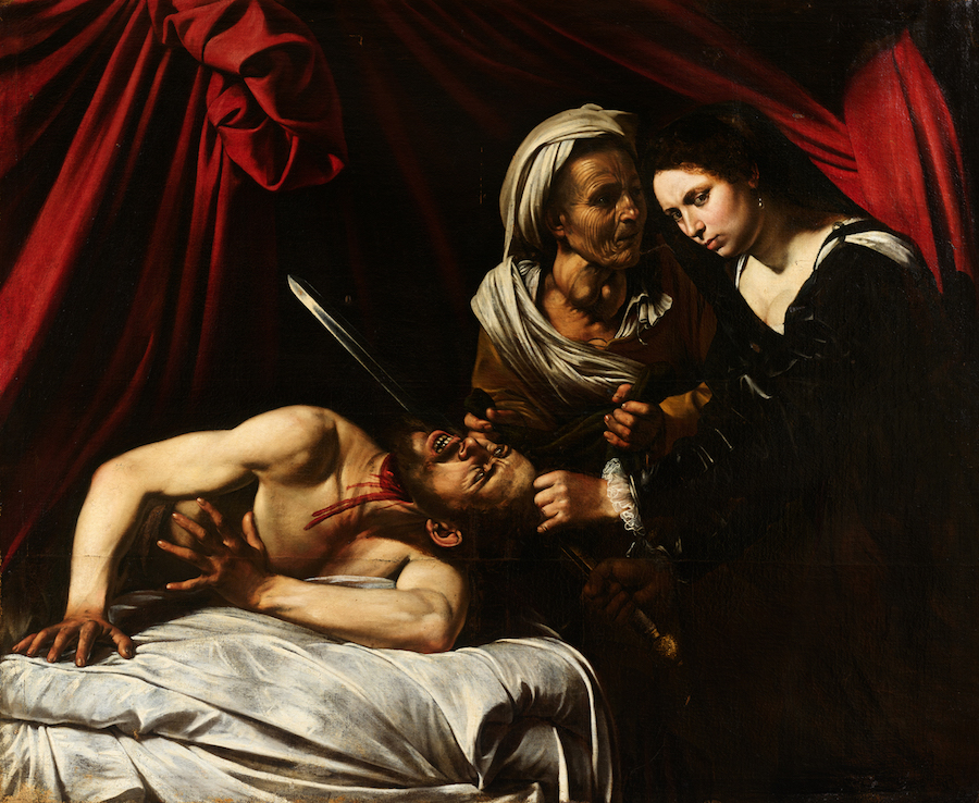 Judith and Holofernes (1571-1610) is a long lost painting by Caravaggio