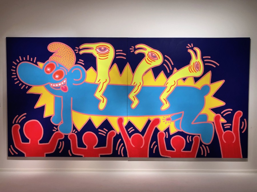 Keith Haring untitled 1984 Opera Gallery Masterpiece London 2019 