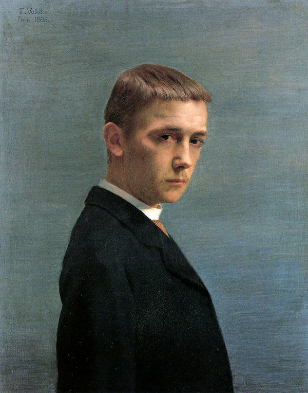  Félix Vallotton, Self-portrait at the Age of Twenty (Autoportrait à l’âge de vingt ans), 1885.
