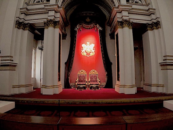 Queen Victoria and Prince Albert's Thrones at Buckingham Palace