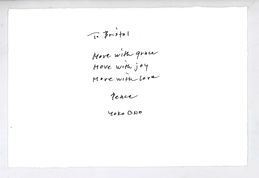 Yoko Ono Message for Bristol