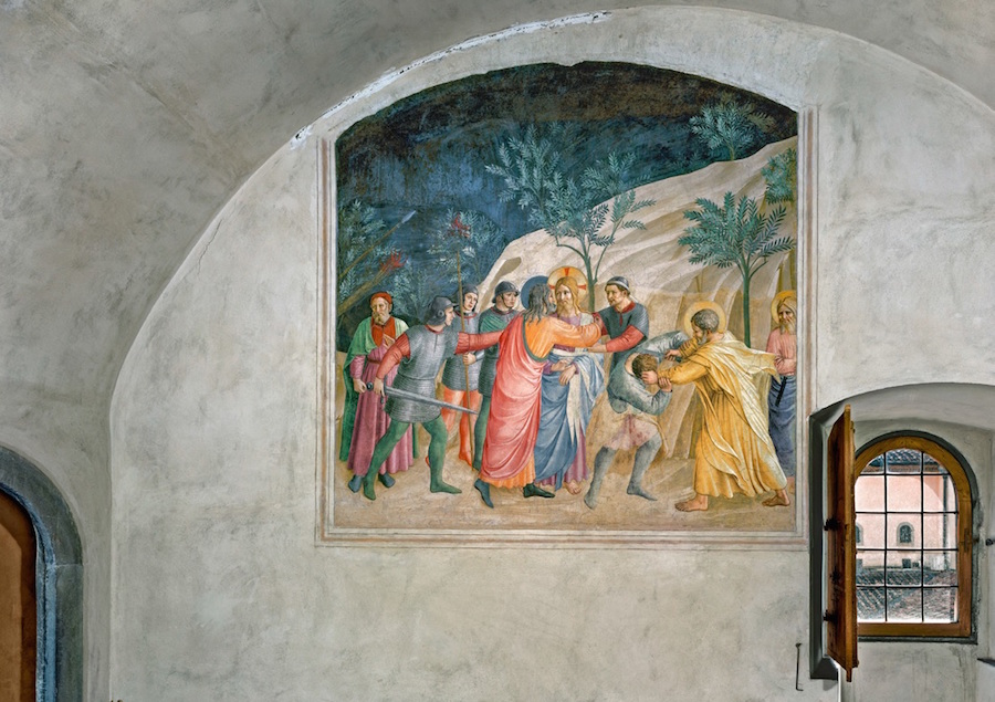The Capture of Christ by Fra Angelico, Cell 33, Museum of San Marco Convent, Florence, Italy, 2010, archival pigment print. (c) Robert Polidori Courtesy of Flowers Gallery.