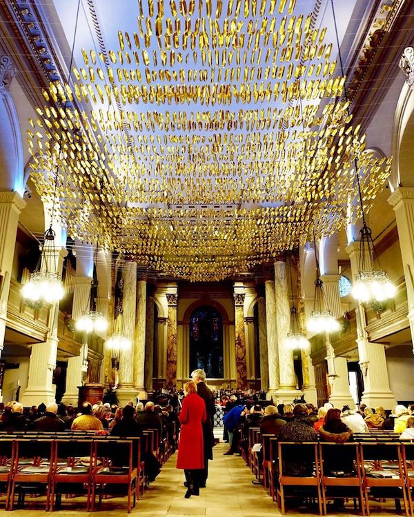 Jake Lever, Soul Boats at Birmingham Cathedral, 2015-16 (Photo by the artist)