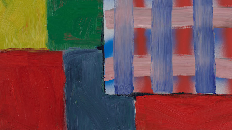 Untitled (Window) (detail), 2017, by Sean Scully (American, born Ireland 1945) (Collection of the artist) © Sean Scully