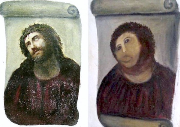 Destroyed: Elías García Martínez, Ecce Homo (1930), and Cecilia Giménez’s infamous 2012 restoration