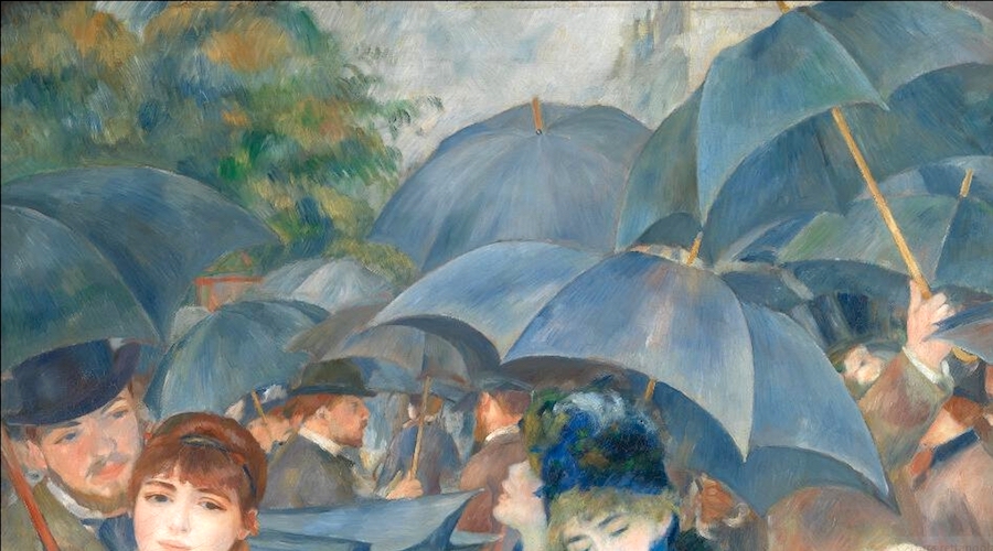 The Umbrellas by Pierre-Auguste Renoir National Gallery London