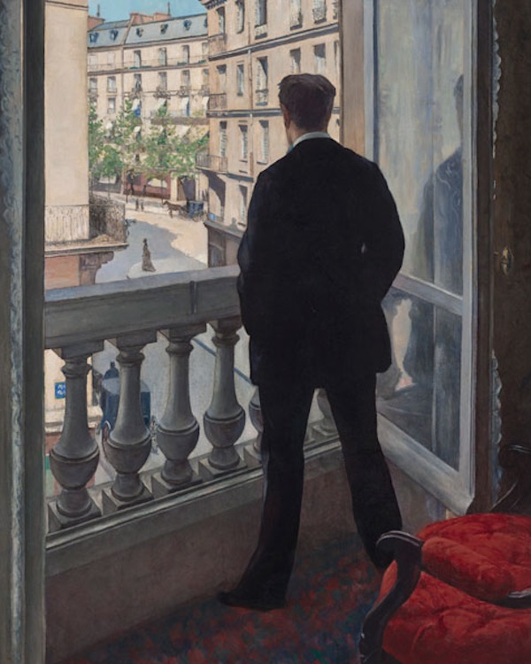Gustave Caillebotte (1848-1894), Jeune homme à sa fenêtre, 1876. 