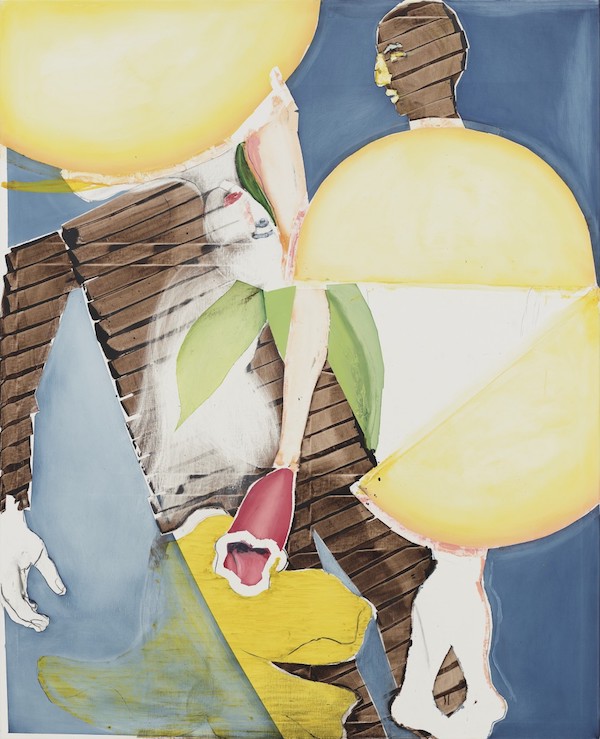   Untitled (Fig. 23), 2021 - Oil and charcoal on canvas, 200 × 162 cm