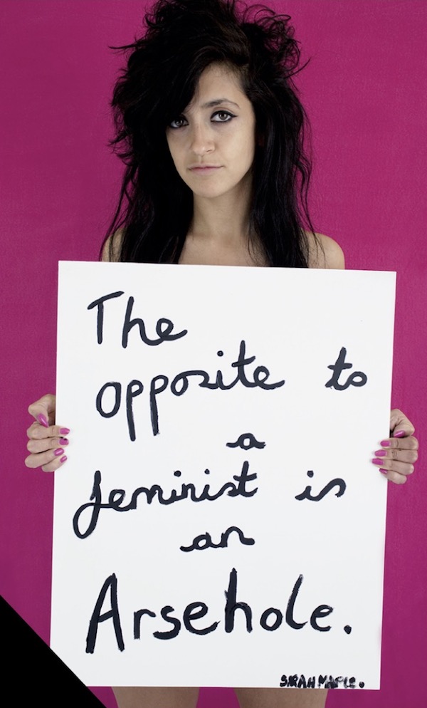  'The Opposite of a Feminist' Sarah Maple