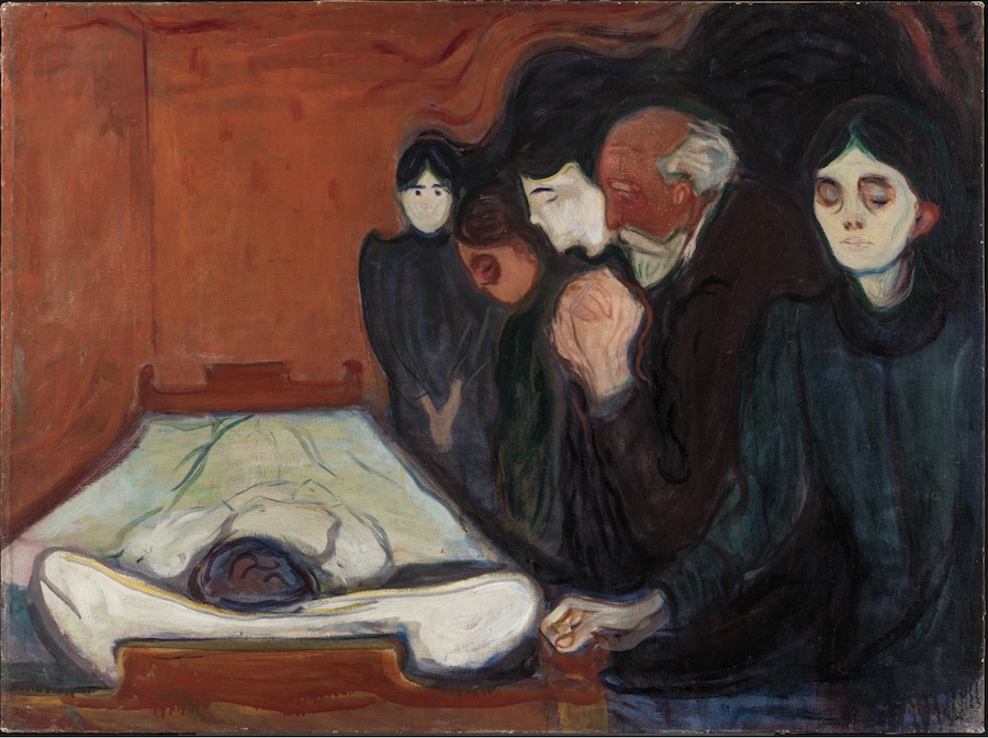 Munch At The Deathbed 1895