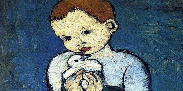 Picasso Child with a Dove