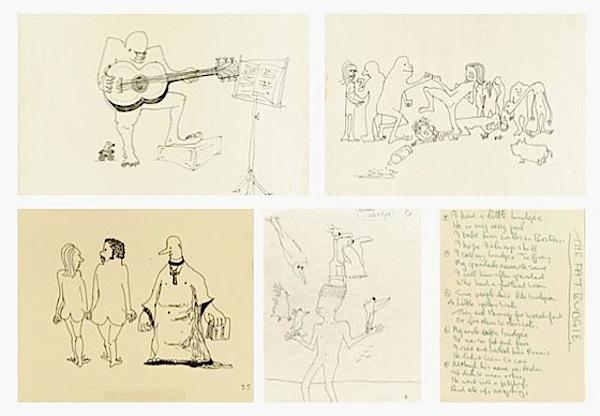 John Lennon drawings