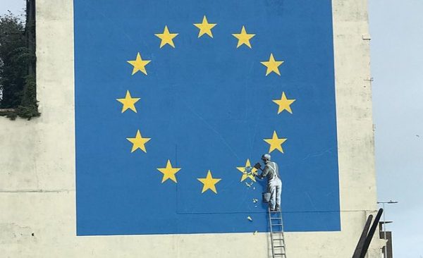 Jay Galvin Creative Commons Attribution 2.0 Banksy Brexit Mural in Dover