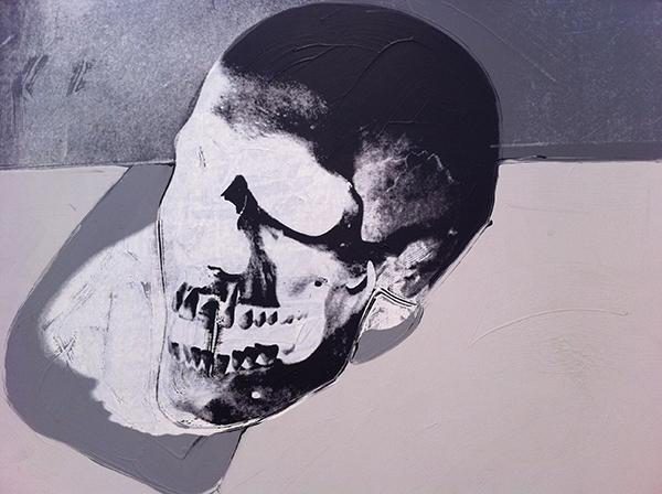 andy warhol skull