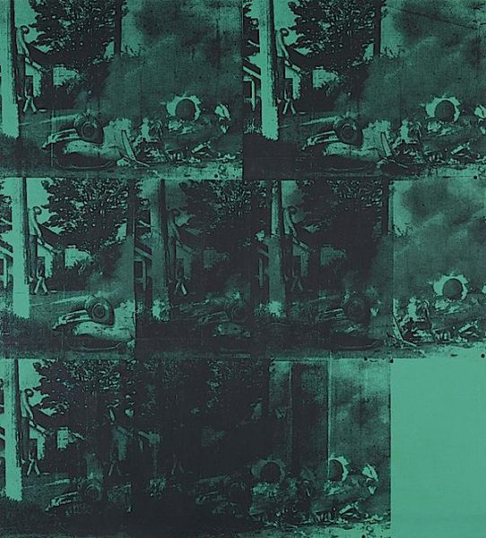 Andy Warhol green car crash