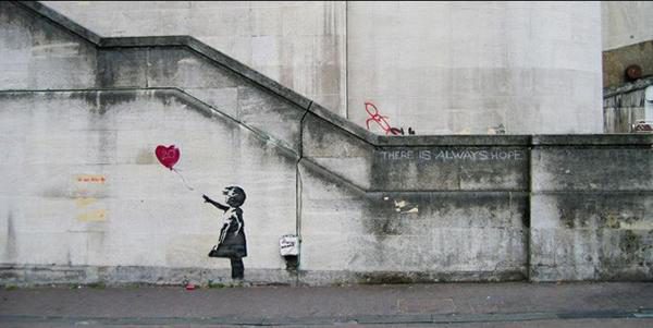 Banksy there is always hope follows