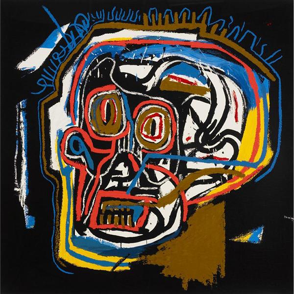 Jean-Michel Basquiat skull