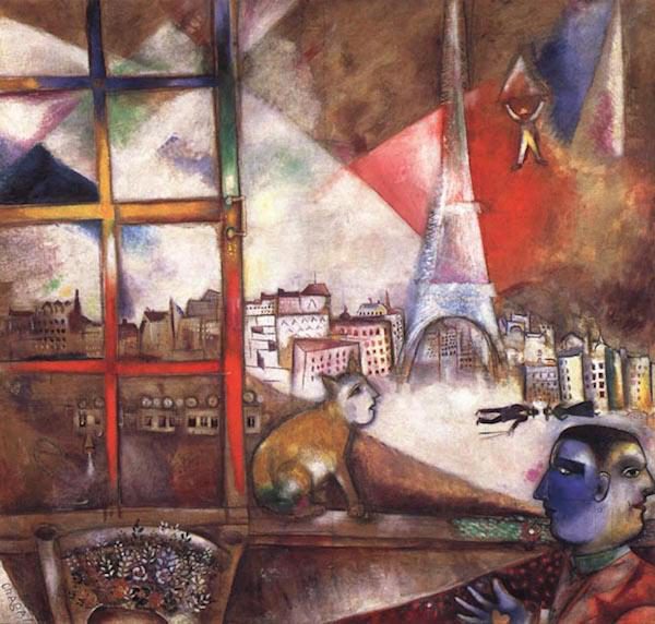 marc chagall cat paris