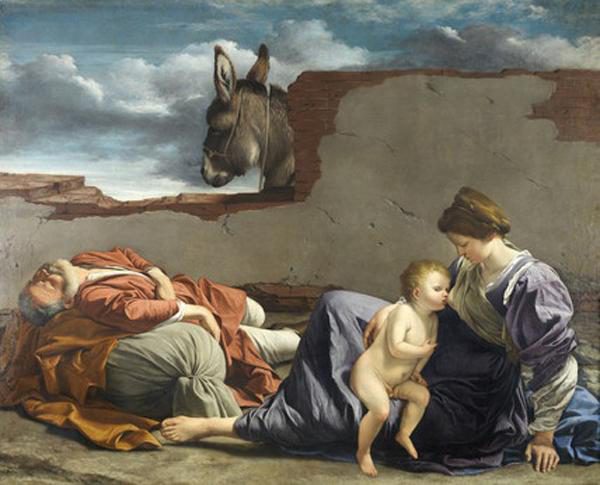 top 10 christmas works of art rest on the flight to egypt