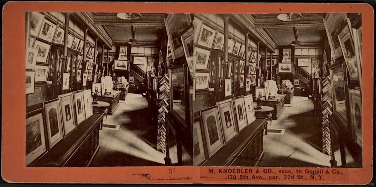 Knoedler gallery interior