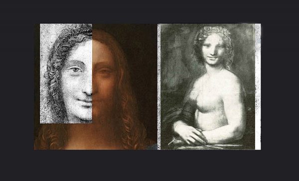 Mona Lisa sketch Leonardo Da Vinci