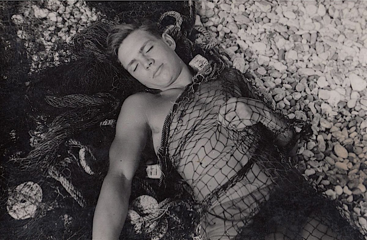 Keith Vaughan, Boy in Fishing Net, c1939, photographic print