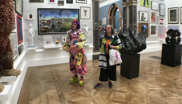 Grayson Perry and wife Philippa at Royal Academy 2018 Photo: © Artlyst 2018