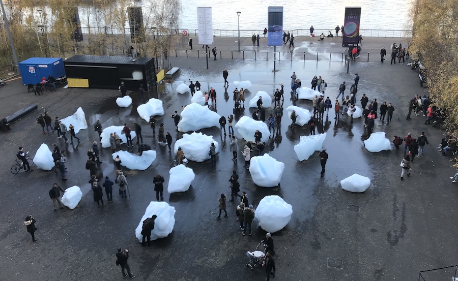 Olafur Eliasson Ice Watch Installation Bloomberg HQ London  Photo © PC Robinson Artlyst 2018