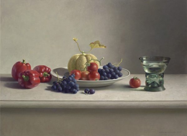 Henk Helmantel: Still Life with Fruit and a Berckemeier, 2015