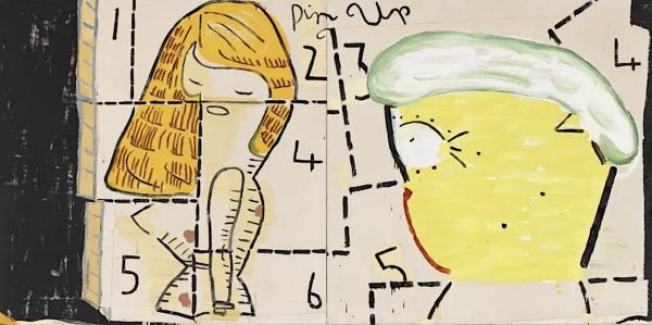 Pin Up and Porn Queen Jigsaw by Rose Wylie