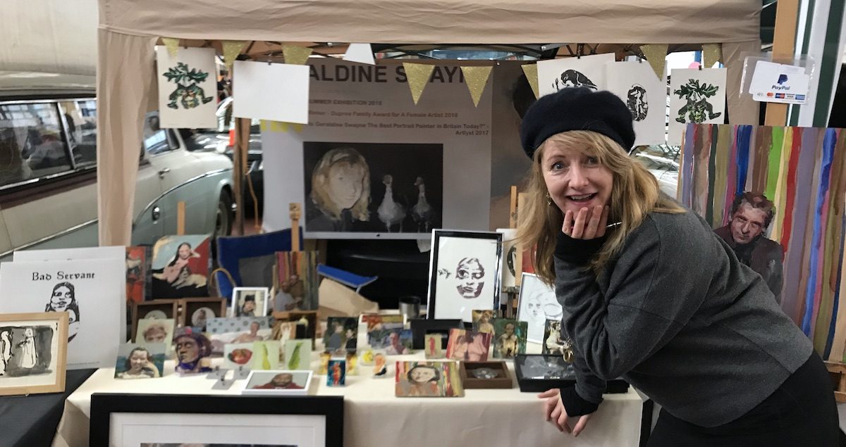 Geraldine Swayne Art Car Boot Fair 2019